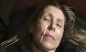 Young brunette looked at porn and fucked her boyfriend impressed